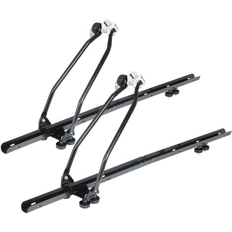 Lot De 3 Supports De Cadre Vélo Verrouillables - Pour Porte-Vélos - Noir - Antivol