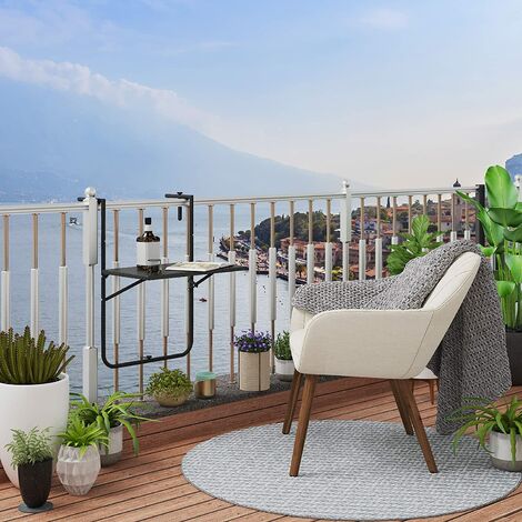 Table De Camping Pliante Anbte 60x40 Cm - 3 Hauteurs Réglables (jusqu'à 75 Cm) - Aluminium Léger, 30 Kg De Charge - 9