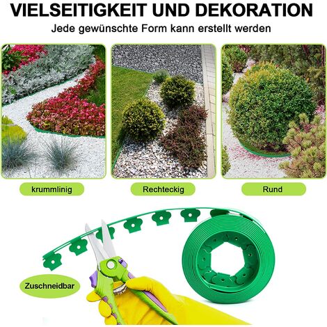 Lot De 50 Piquets De Jardin En Plastique 20 Cm - Pour Bordures, Tentes, Clôtures