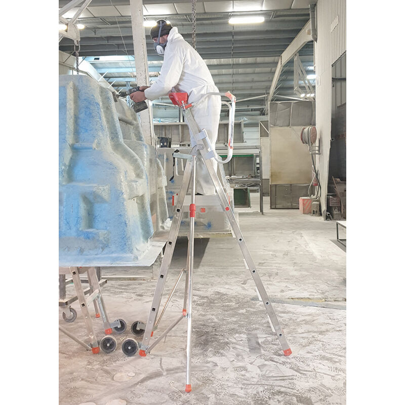 Copertura Per Scale Pieghevoli - Impermeabile E Traspirante, Custodia Protettiva Per Interni Ed Esterni (Argento, 50x195 Cm)