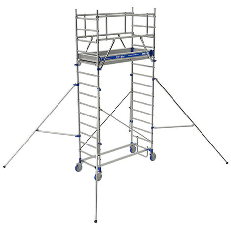 Trabattello 1 piano - Altezza max. di lavoro 4.85m - 22403630 (1/5)