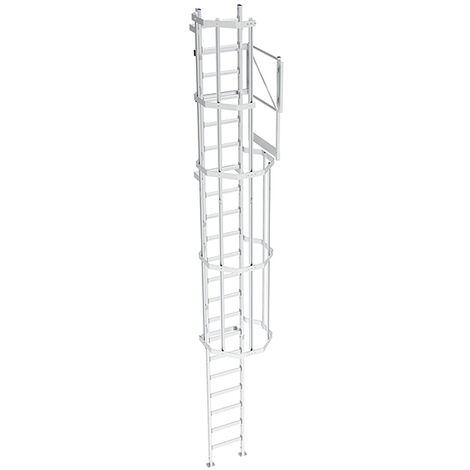 Scala a gabbia - Altezza raggiungibile da 7.40 a 7.70m - CS77-SL