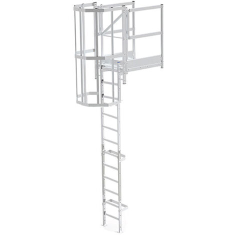 Scala a gabbia - Altezza raggiungibile 3.10 a 3.60m - CS36-CPSH-100