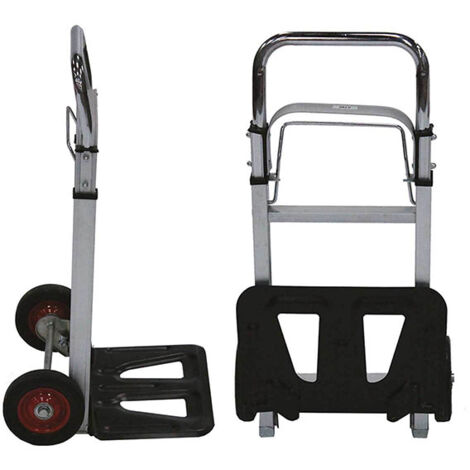 Carrello Pieghevole Con Piattaforma, Capacità 907 Kg, 91,4 X 61 Cm, Ruote Girevoli 360°, Acciaio Robusto, Nuova Versione