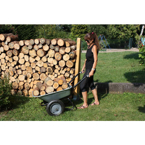 Carriola A Due Ruote 150 L Con 2 Ruote Pneumatiche Carriole - Foto 9