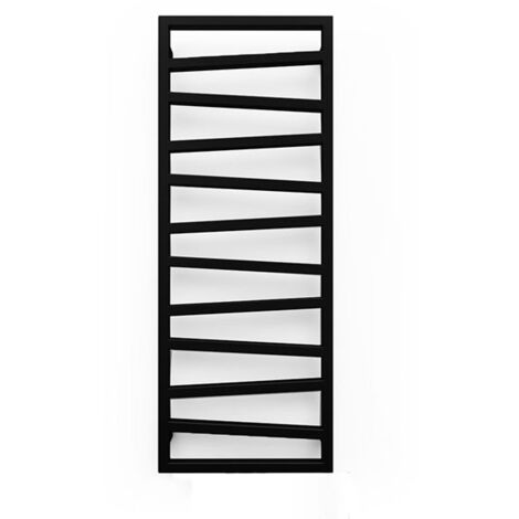 Scaldasalviette elettrico programmabile nero - HxL 1310x500 mm - 600 Watt - ZIG1310/500E8NP (1/5)