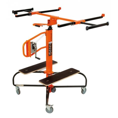 Sollevatore per lastre 4,5 m (3,5 m senza prolunga) - Carico max 150 kg - 513000