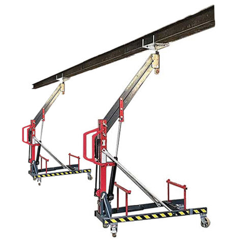 2 Solleva travi idraulici - Carico totale massimo 1200 kg - Elevazione da 1190 a 3000 mm - 300871/2