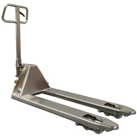 Transpallet in acciaio inox 304 - Forche 1150x525 mm - Portata massima ...