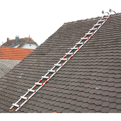 Kit scala da tetto alluminio 2.00m (1x2,00m) - Con gancio - HIM4538/280/200