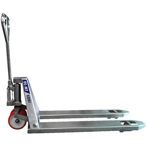 Transpallet manuale inox 304 - Rullo singolo - 2000kg - TM20/S/304