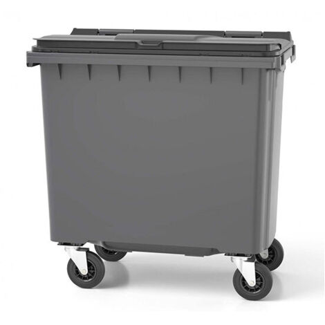 Contenitore per rifiuti da 770 litri con maniglia frontale - Colore del coperchio: antracite - 1268 x 797 x 1302 mm - 210010GAGA (1/5)