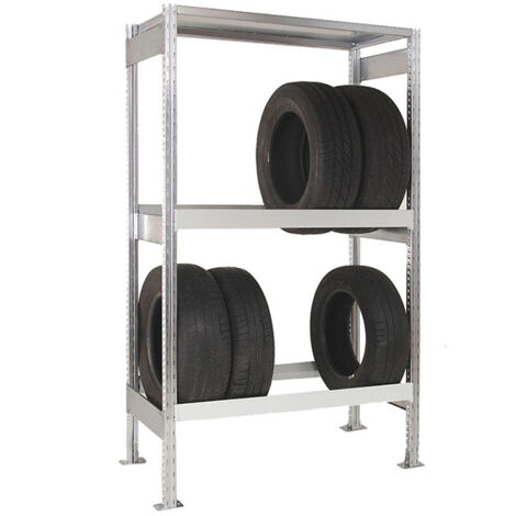 Scaffalatura piccola per pneumatici, 3 livelli - Modulo di partenza: hxlxp: 2000x1250x400mm - RAYOPN/P3N/2012/D