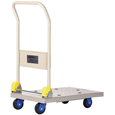 Carrello con schienale ribaltabile piano in polipropilene rinforzato - carico max 300kg - 805007168 (1/5)