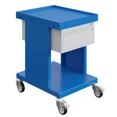 Carrellino Da Officina 2 In 1 LARS360 - Pieghevole Con 6 Ruote, Portata