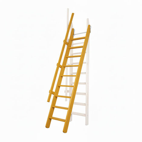 Scala per soppalco MSP : 59cm - Colore : Giallo Zafferano (RAL 10 - MSP/R1017