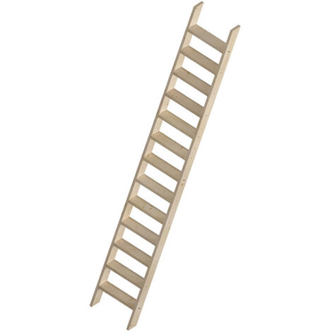 Scala da mugnaio 13 gradini - Altezza suolo a suolo 2,75 m - COTTAGE-P-275