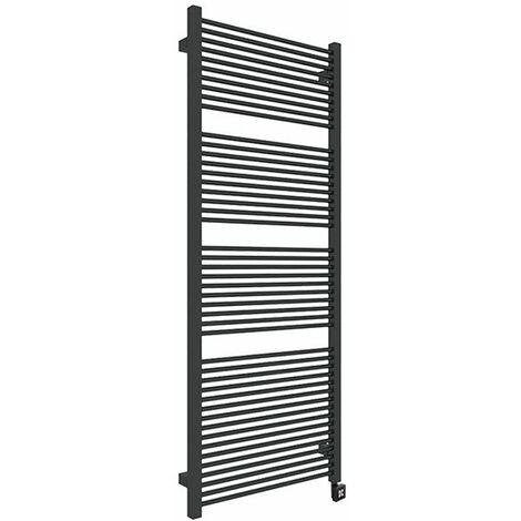 Scaldasalviette elettrico nero 1335mm di altezza e 530mm di larghezza - 800 Watt - MIK1335/530E8N (1/5)