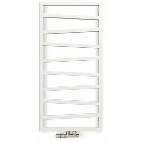 Scaldasalviette acqua calda bianco alto 1310mm e largo 500mm - 490 Watt - ZIG1310/500ZXB
