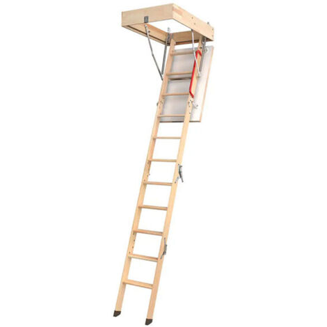 Scala retrattile in legno : dimensioni foro : 60x94cm - LWK6094-2