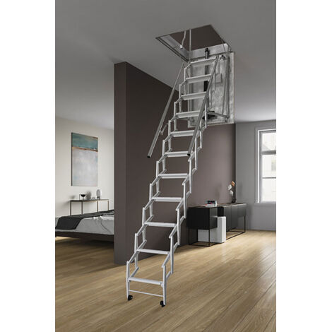 Scala retrattile elettrica a soffitto - Dimensioni del foro : 70x90cm - ELEC70/090-300