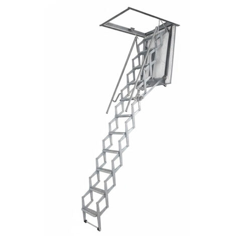 Scala retrattile elettrica a soffitto - Dimensioni del foro : 70x110cm - ELEC70/110-300