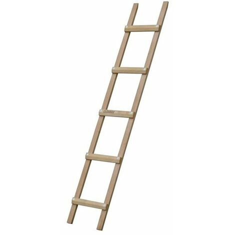 Scala da tetto in legno 12 pioli - Lunghezza 5.00m - B3150039