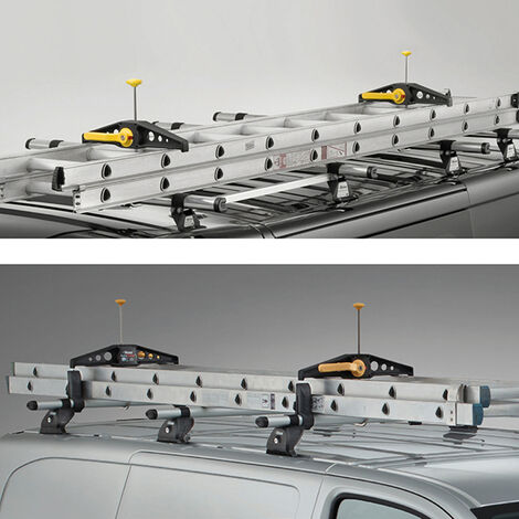 Ganci Blocca Scala Draper Per Portapacchi Auto - Argento, Sicuri E Senza Utensili - Foto 7