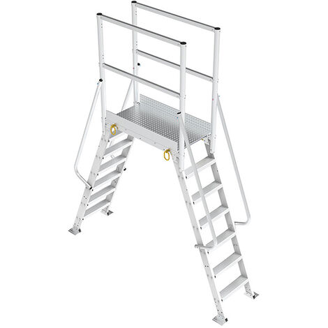Piattaforma 3 gradini - Altezza massima di lavoro 2.65m - SLPDA75/1000