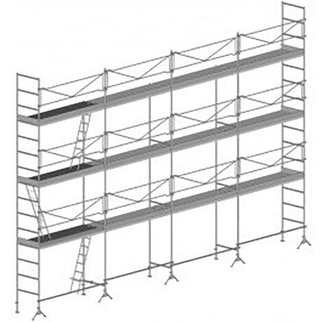 Trabattello 104m² - Struttura sola + Ringhiera - DCM104-S