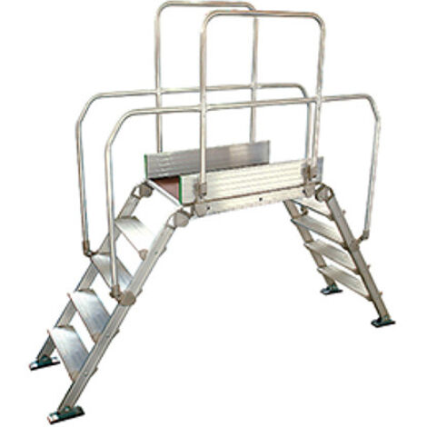 Scala a ponte 5 gradini - Alt. massima lavoro 3.11m - DIVA4/120
