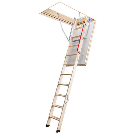 Scala retrattile isolante - altezza soffitto 3.05m - lungh 1.30m a 1.40m - LTK70130-3