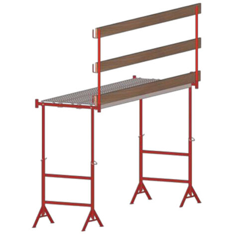 Ponteggio telescopico 1.20 a 2.20m - Lunghezza 3.00m - KITTR12/21EPX3M