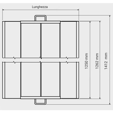 Set Di 2 Stecche Per Letto SCM Créations - 56 Cm, Larghezza 38 Mm, In