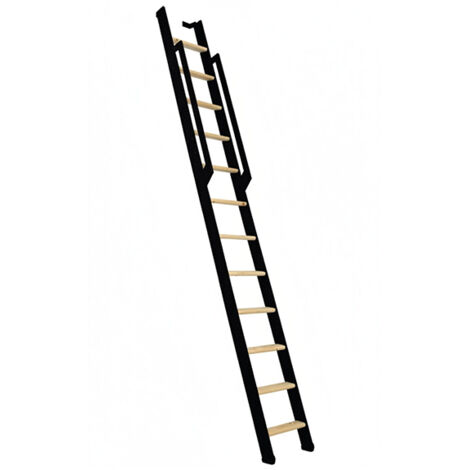 Scala retrattile 12 gradini - Altezza suolo a suolo 2.90m - STRONG-300