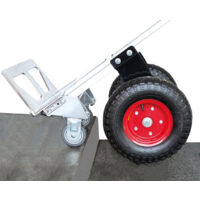 Carrello Piatto STAHLWERK TR-250 ST – Portata 250 Kg, Pianale 58x29 Cm, Ruote Girevoli Antiusura, Manico Imbottito, Per Traslochi E Magazzino