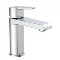 Miscelatore lavabo cromato - Rubinetto monocomando - Maniglia centrale - MIT/VIT/CRO