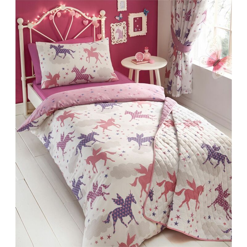 Girls double hot sale duvet set