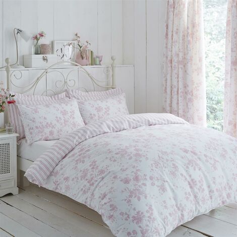 Charlotte Thomas Amelie Pink Floral Duvet Cover Superking Bedding Set