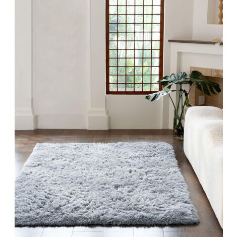 Kampala Hill Cuddle Area Rug Silver 80x150cm