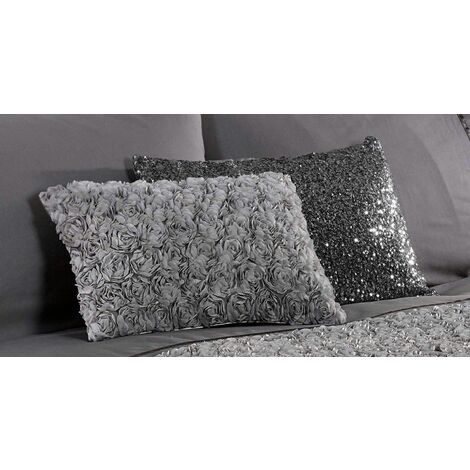 Oblong hotsell grey cushions