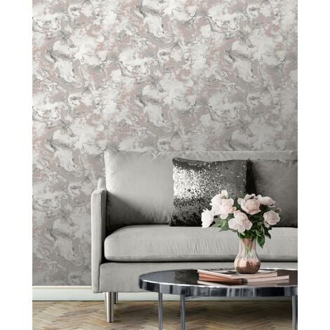 Elixir Marble Rose Gold Bedroom Wallpaper Living Room Wallpaper Wall Paper Rolls