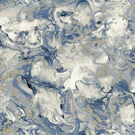 Elixir Marble Blue Bedroom Wallpaper Living Room Wallpaper Wall Paper Rolls