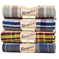 Tweedmill Random Recycled All Wool Rug - Assorted Colours - 120 x 150 centimeters