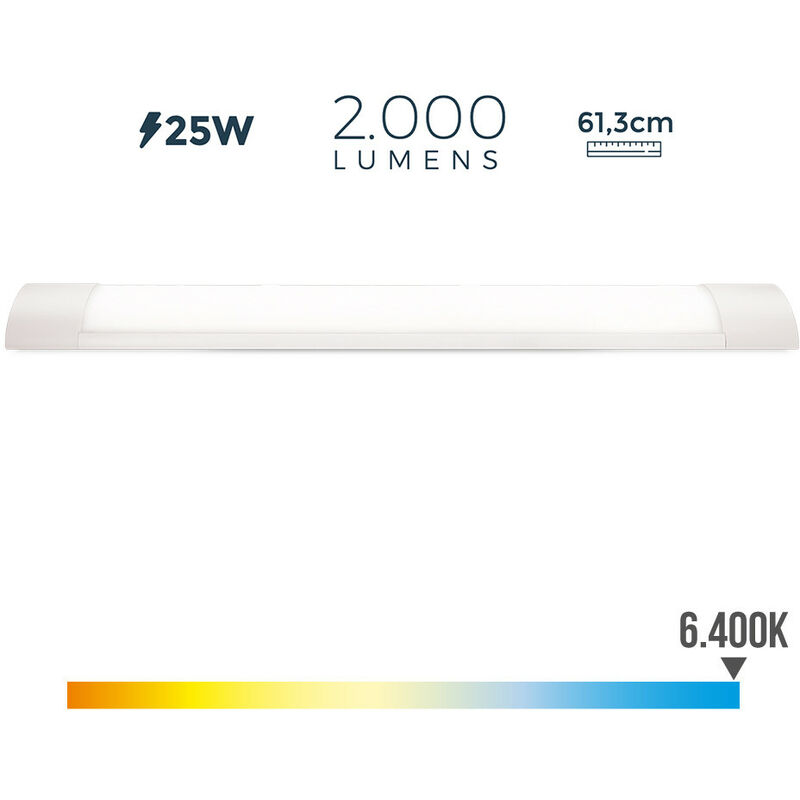 Bande LED à piles 160 lm / 60 cm blanc lumière du jour