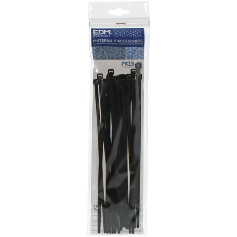 Colliers de serrage plastique noir type Colson - 2,5 mm x 100