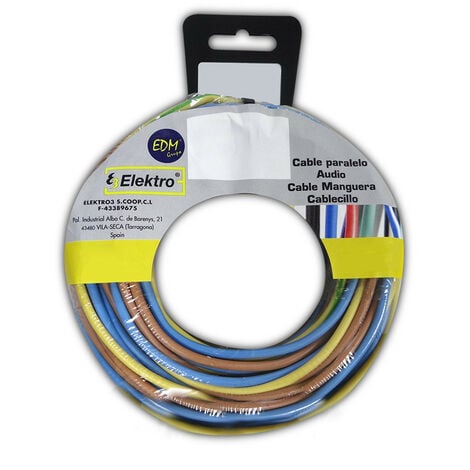 Bobine fil électrique flexible 1.5mm 3 cables (az-m-t) 20m par