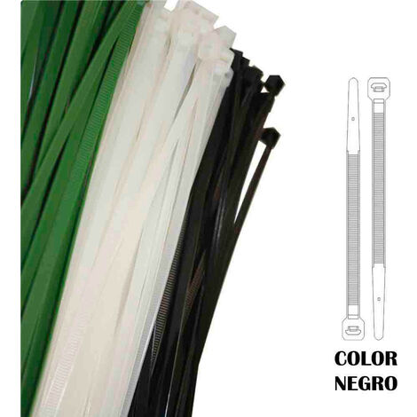 Collier de Serrage Réutilisable Plastique,100 Pièces Attache de Câble  Reutilisable en Nylon,Blanc Noir Vert Voiture 400mm 500mm Zip Ties White