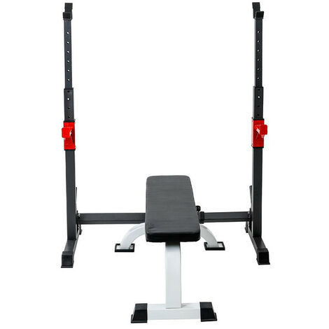 Banc musculation 230Kg pas cher incliné plat rack haltères réglable