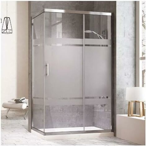 Océan Cabine de douche porte de douche pivotante et paroi de douche avec  barre de fixation modèle de Classique